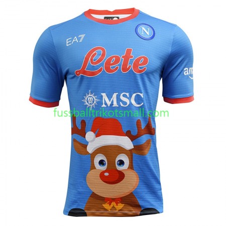 Fußballtrikots SSC Napoli Xmas 2022-2023 Kurzarm Heimtrikotsatz kaufen